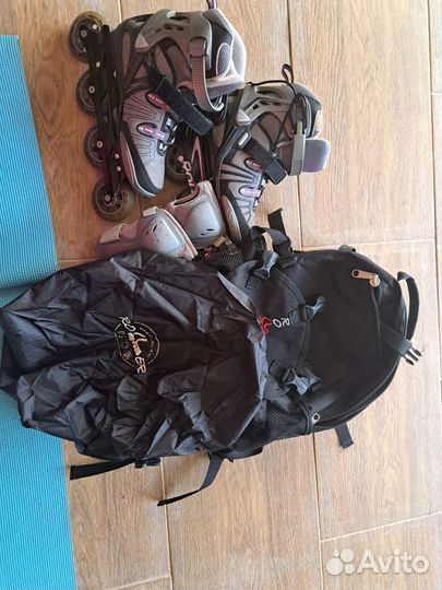 Ролики с рюкзаком