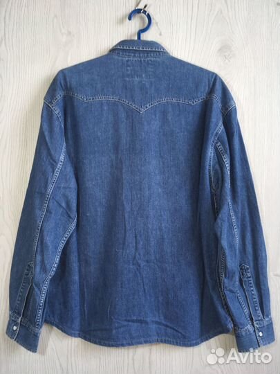 Рубашка джинсовая Levis винтаж 90-х, размер L