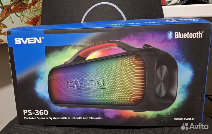 Блютуз колонка sven ps 360