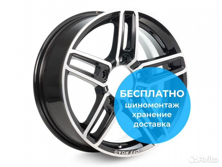 R16 5x139,7 6,5J ET40 D98 K&K Дон алмаз черн, (кс5