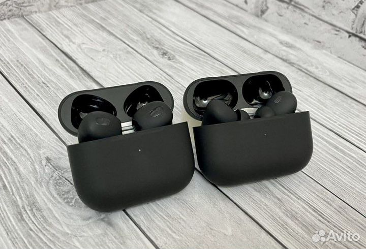 Air pods pro 2 черные (с шумоподавлением)