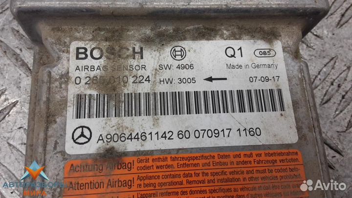 Блок AirBag Volkswagen Crafter 2008 0285010224