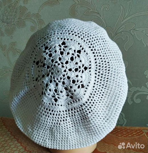 Берет ажурный