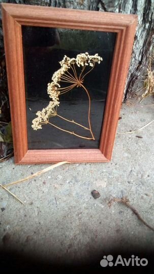 Картина из сухоцветов