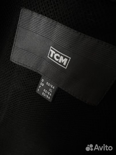 Мужская ветровка куртка XL чёрная плащ тренч TCM
