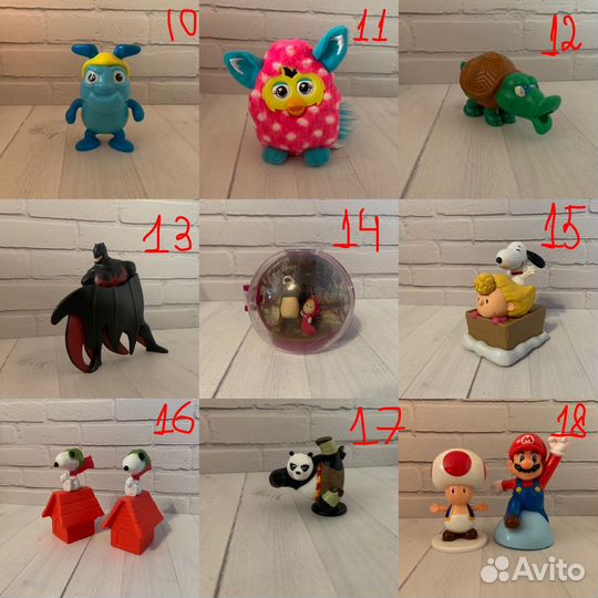 Игрушки разные Macdonalds Chupa-Chups