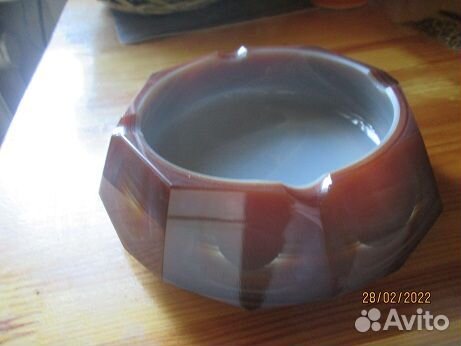 Пепельница двухслойное стекло (чсср)