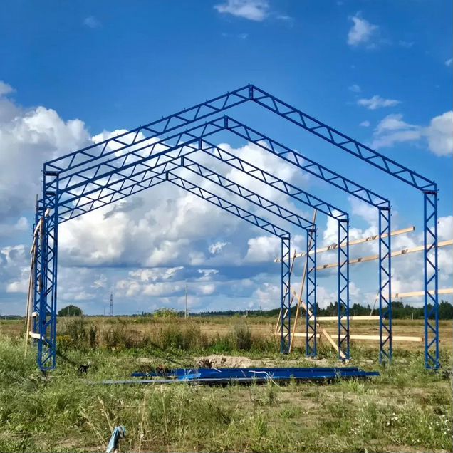 Каркас 10 м / Ангар Гараж металлический разборный