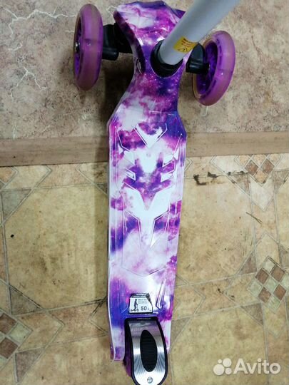 Самокат детский трехколесный бу