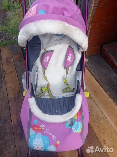 Детские санки коляска ника