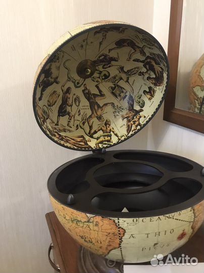 Глобус для алкоголя. тайник. Карта