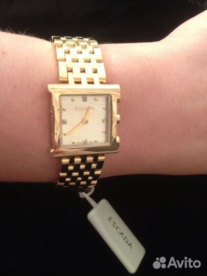 Эскада Часы позолота с бриллиантами оригинал