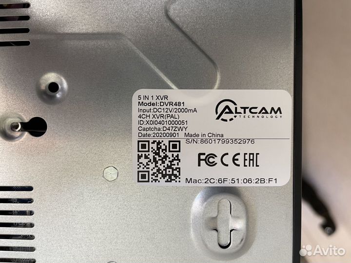 Видеорегистратор 4х канальный(16ip) + жесткий диск