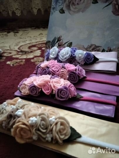 Резинки для волос ручной работы