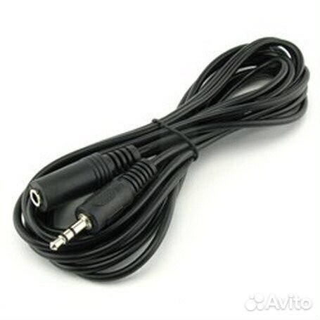 Аудио удлинитель Jack 3.5мм (шт/гн) для наушников