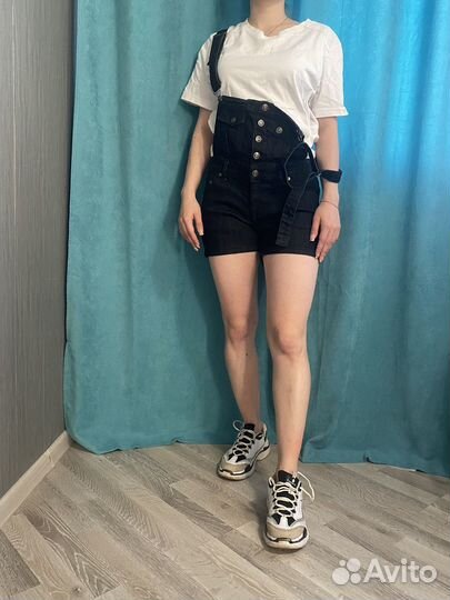 Шорты с лямками