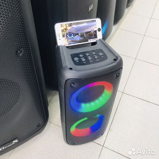 Беспроводная акустика колонка Караоке Ring4