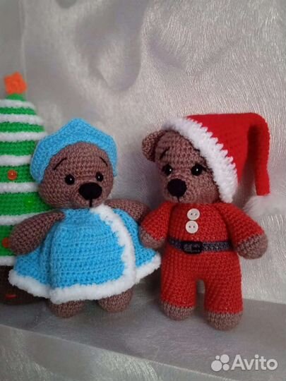 Новогодние вязаные игрушки