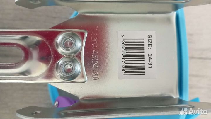 Коньки детские раздвижные двухполозные