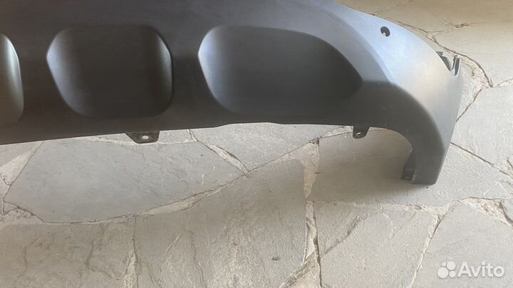 Накладка на задний бампер kia sportage