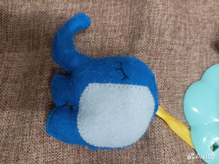 Мобиль на кроватку с пультом+2й комплект игрушек