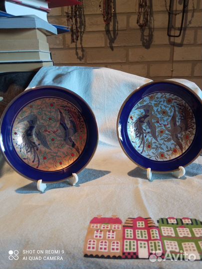 Блюдца декоративные, винтаж