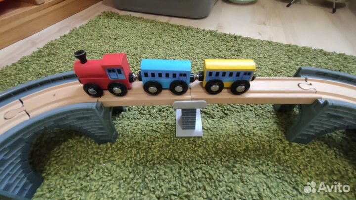 Деревянная железная дорога IKEA, бу