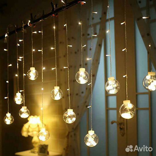 Гирлянда штора