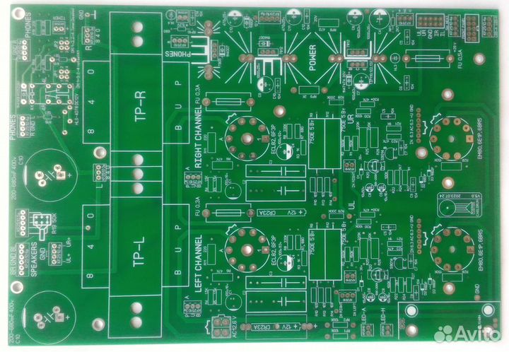 Плата для лампового усилителя 6Ф3П