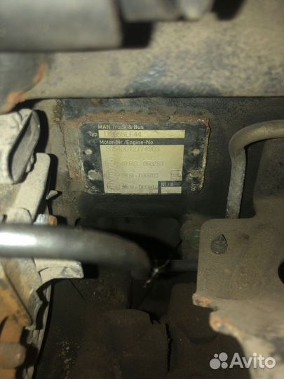 Двигатель man d2066lf44