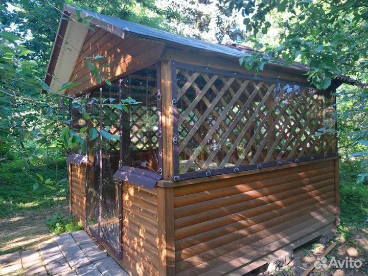 Мягкие окна для теплиц, террас, беседок