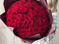 Букет цветов розы,51, 101 роза, доставка