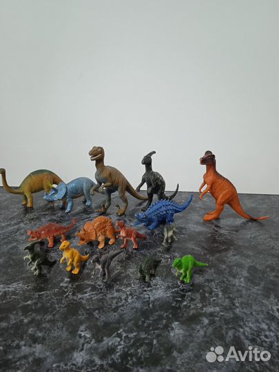Динозавры игрушки, набор