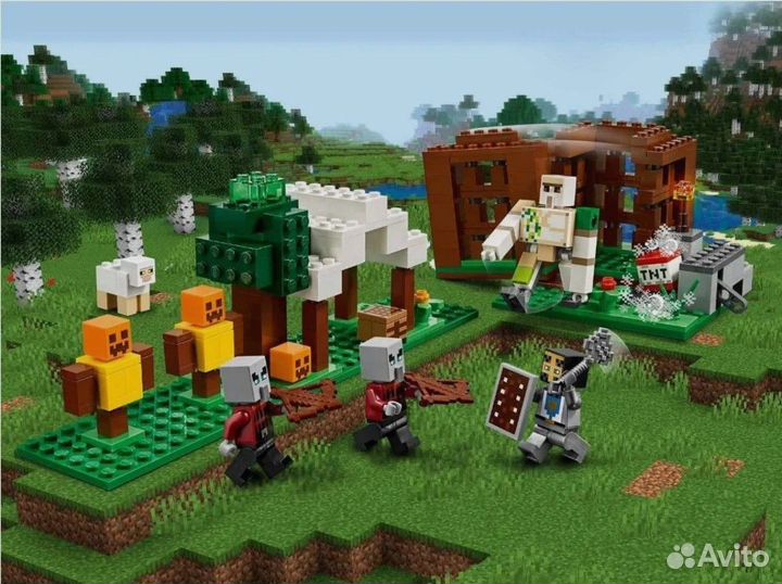 Конструктор Lego minecraft