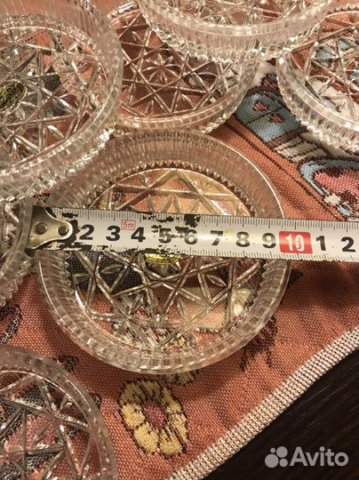 Хрустальные розетки- богемия