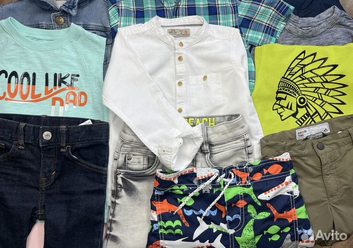 Пакет фирменных вещей на мальчика 98-104 см