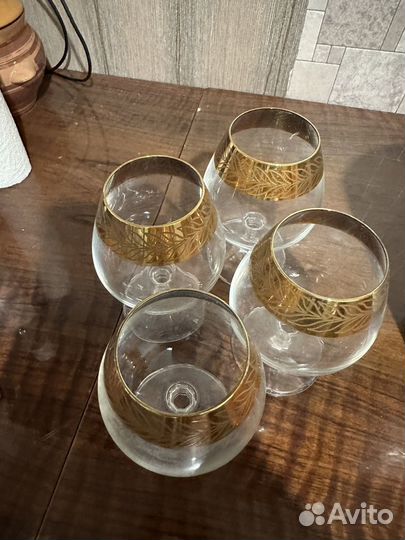 Бокалы для коньяка богемия чсср