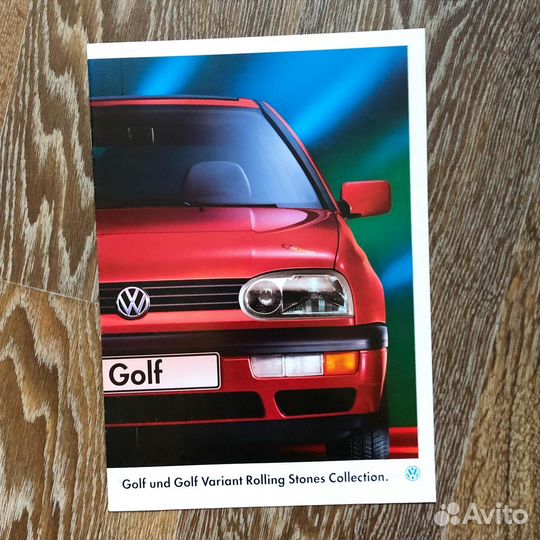 Дилерский буклет Volkswagen Golf Rolling Stones