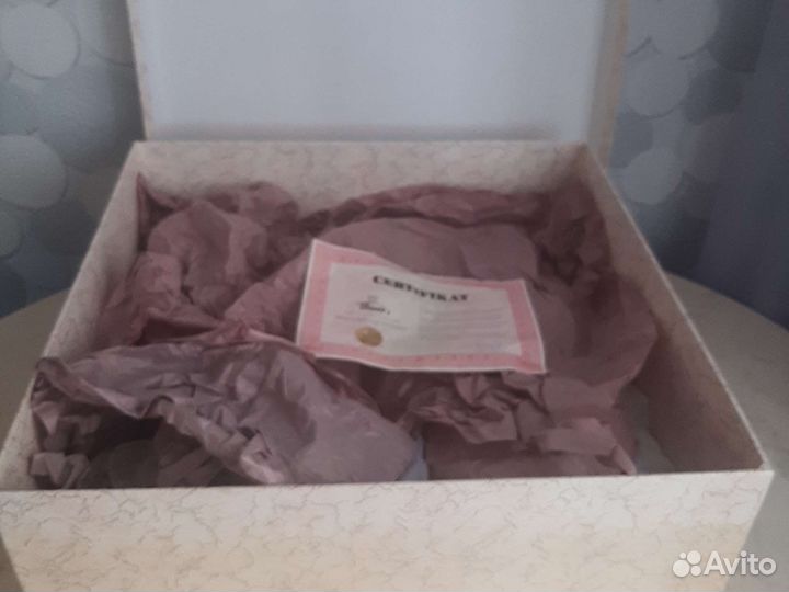 Сервиз чайный, чешский розовый фарфор