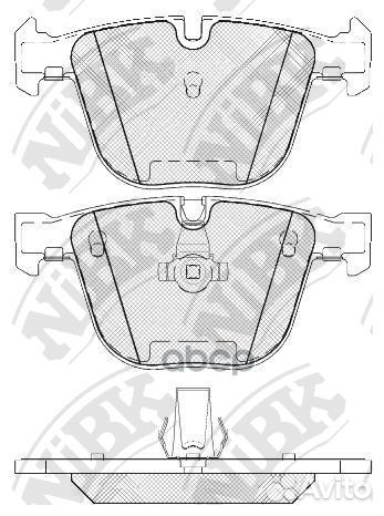 Колодки тормозные дисковые задние PN0326 NiBK