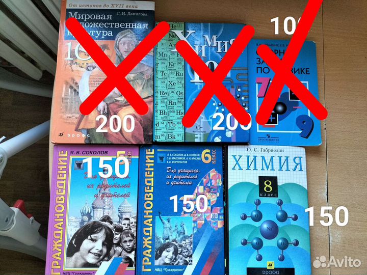 Учебники разных лет