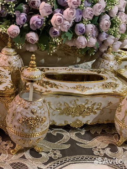 Подставка под зубочистки и салфетница