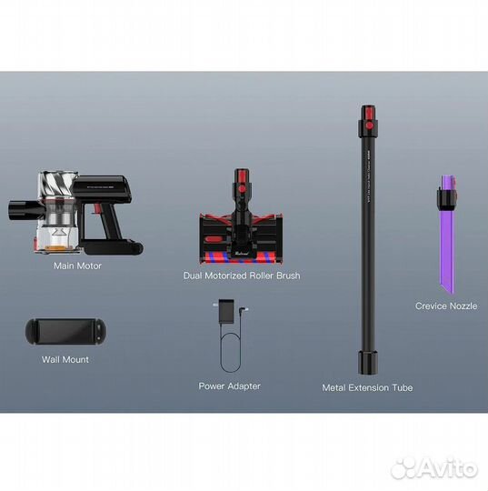 Вертикальный беспроводной пылесос Redroad V17 Lite