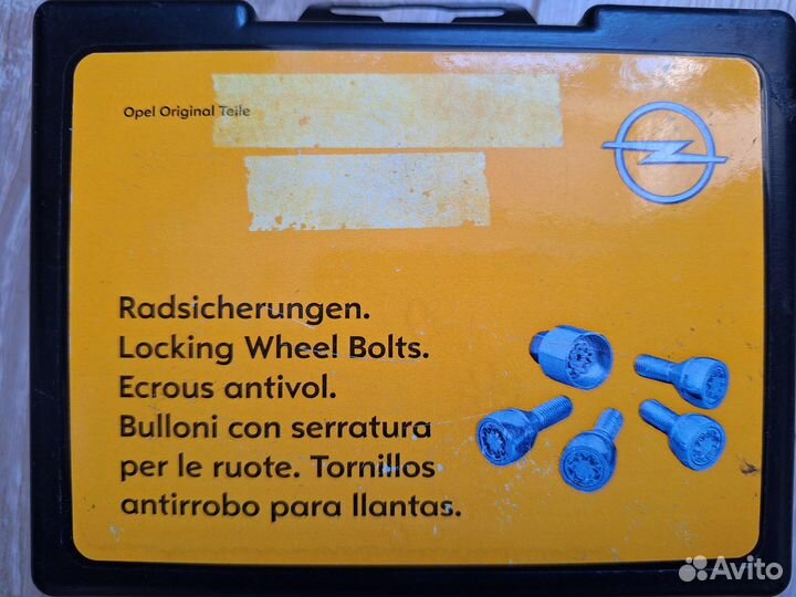 Секретки на колеса GM Opel Astra, Opel Zafira