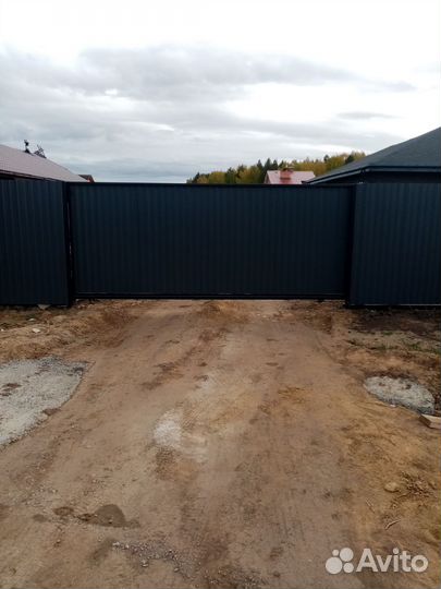 Откатые ворота. Сдвижные ворота