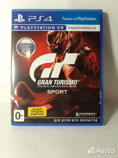 Gran Turismo Sport (с поддержкой VR) игра PS4