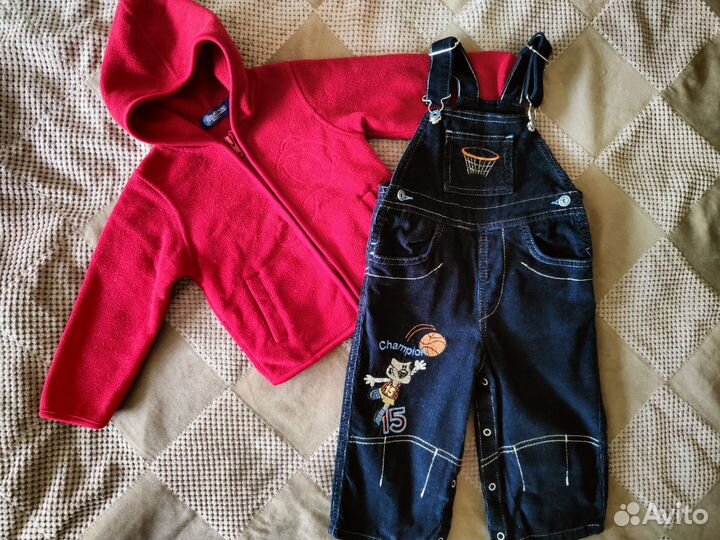 Комбинезон, джинсы, футболки, майки