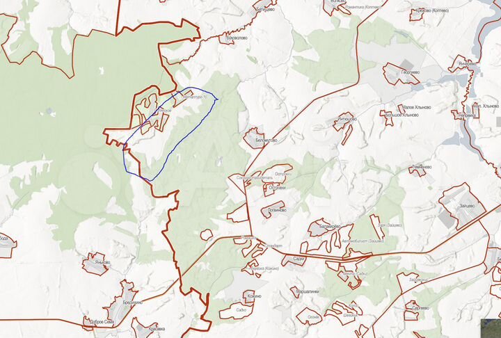 Участок 119,8 га (СНТ, ДНП)