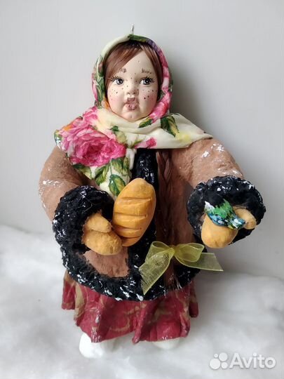 Ватные елочные игрушки