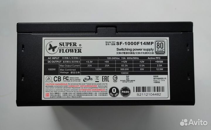 Блок питания Super Flower Platinum 1000W